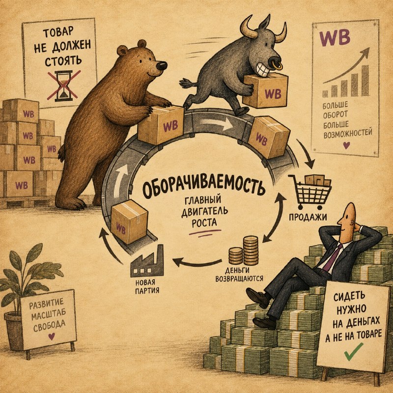 Долбим в оборачиваемость. Сидеть на товаре нельзя